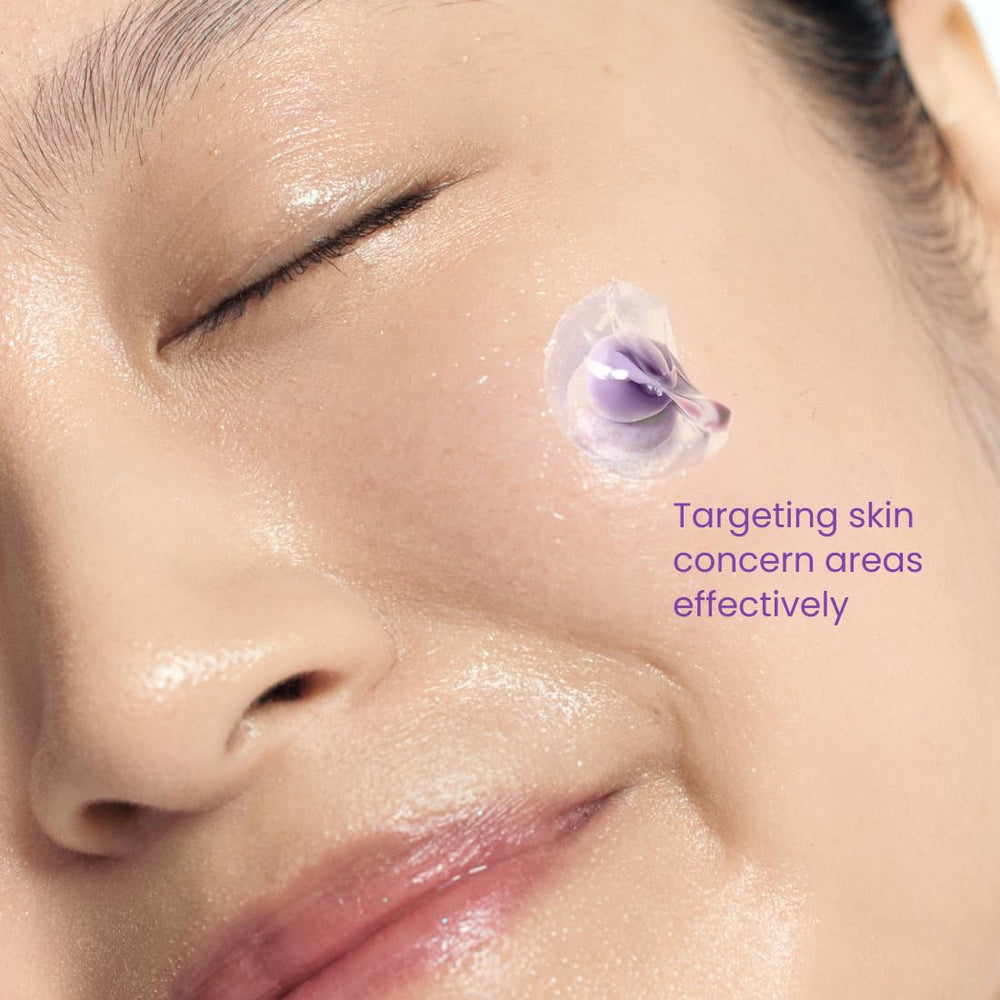 delphyr Deep Relief Capsule Cream ceramide and panthenol swatch detail