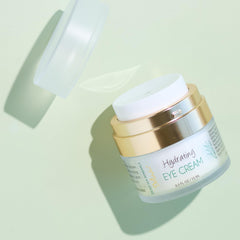 Made in the USA packaging for Delúvia eye cream