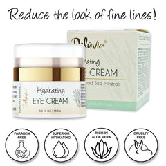 Vitamins and botanical oils in Delúvia eye cream nourish skin