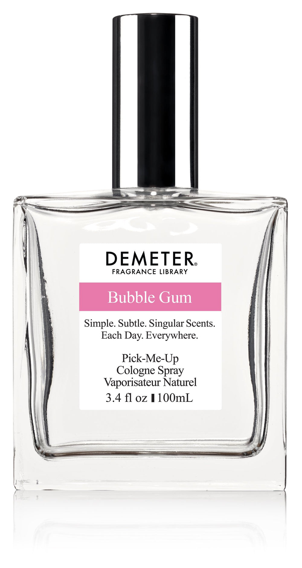 DEMETER Bubble Gum cologne spray bottle for daily nostalgic fragrance.