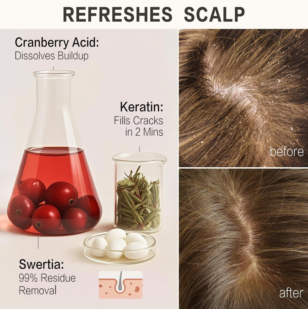 DEMIKI sulfate-free bottle demonstrates a gentle, daily cleanse without harsh chemicals.