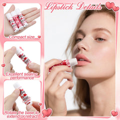 Demissle valentines gift set heart-patterned packaging for Galentine or office swaps.