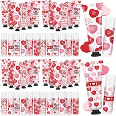 Demissle Valentine hand cream and lip balm duo in red heart packaging for gifting