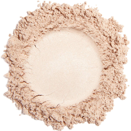 Demure Eye Shadow Naked Glow compact enhances natural radiance with shimmering minerals.