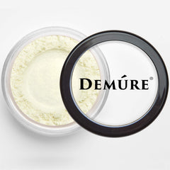 DEMÚRE Demure loose powder eye shadow gold sparkle airy texture for smooth application
