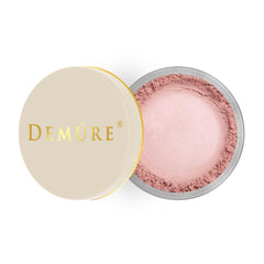 Demure Mineral Blush application with brush for easy layering