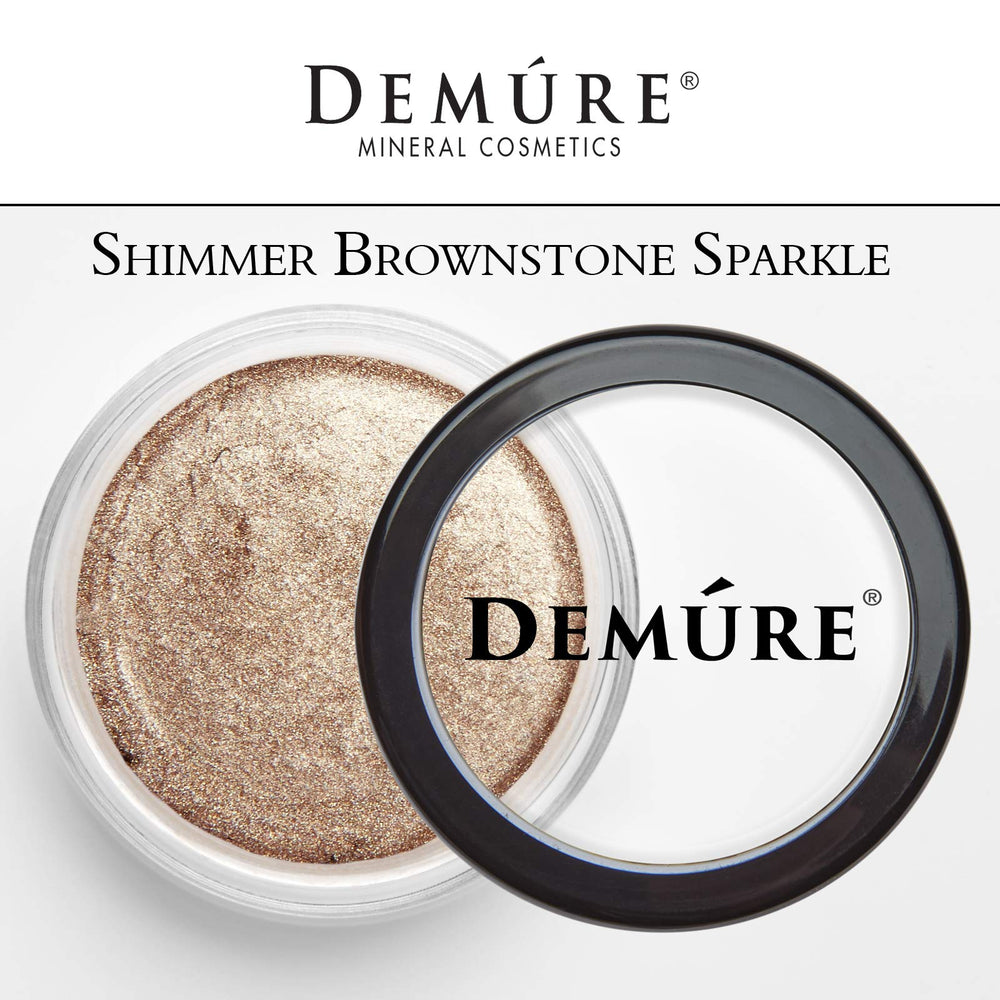 Demure Mineral Eye Shadow 33 shades for customizable looks in an open palette.