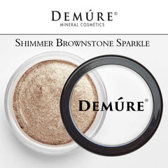 Demure Mineral Eye Shadow 33 shades for customizable looks in an open palette.