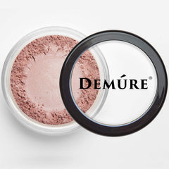 Demure Pink Passion swatches on skin displaying buildable color and glow