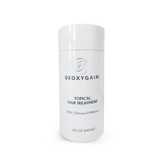 Non-sticky, fast-absorbing Deoxygain serum on hair.