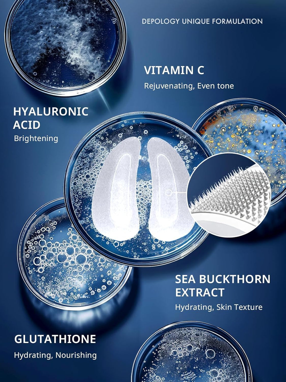 depology Deepcare+ serum-dart activation as patches dissolve