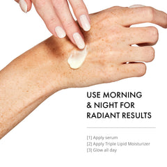 Depology Triple Lipid+Q10 moisturizer in a jar ready for quick absorption.