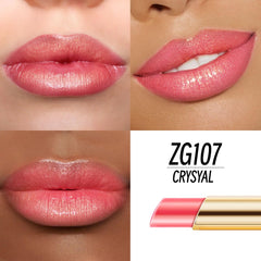 Depuplum Nude Red Pink Lipstick Set exterior close-up showing luxe finish and vegan ethos