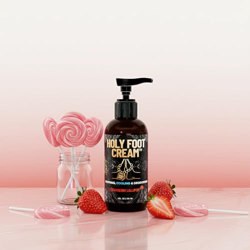Derm Dude Holy Foot Cream application demonstrates quick absorption for non-greasy hydration.