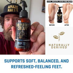 Derm Dude Holy Foot Cream on-the-go care image.