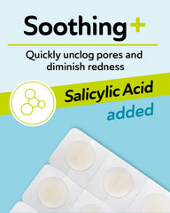 DERMA ANGEL hydrocolloid technology closeup shows rapid absorption and protection.