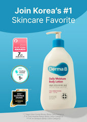Derma B Daily Moisture pump demonstrates easy, mess-free application