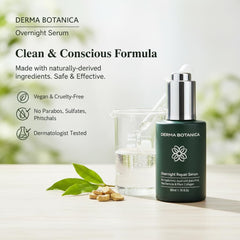 Derma Botanica Overnight Repair Serum imparts a silky glow by morning.