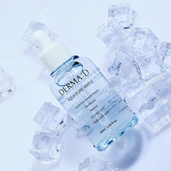 DERMA:D Panthenol soothing serum application emphasizes calm skin