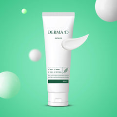 DERMA:D Radiance Boost Cream applied to skin demonstrating daily use.