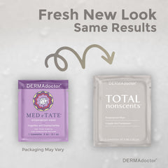 DERMAdoctor Deodorant Wipes aluminum zirconium illustration highlights strong sweat-blocking technology.