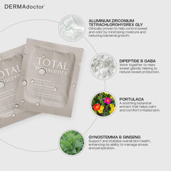 DERMAdoctor Deodorant Wipes foot use provides reliable sweat protection during workouts.