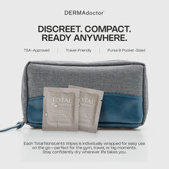 DERMAdoctor Deodorant Wipes hands use for confident grip during daily activities.
