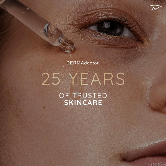 DERMAdoctor Kakadu C formula highlights ferulic acid and vitamin E for antioxidant support.