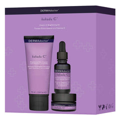 DERMAdoctor Kakadu C routine steps illustrate a simple morning skincare flow.