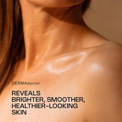 DERMAdoctor KP Bump Eraser pad texture on skin reduces roughness