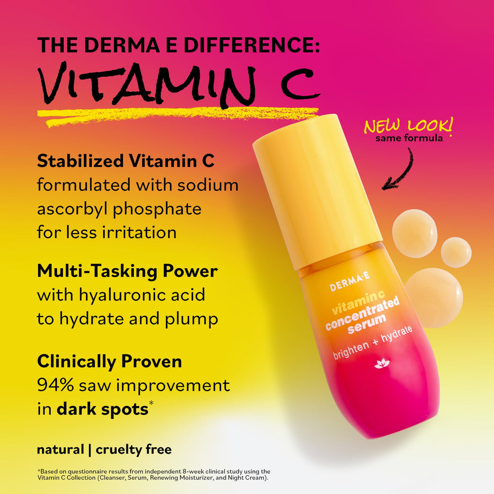 Derma E Vitamin C Serum with Provitamin B5 for moisture and softness