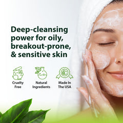 Derma-Nu logo bottle with Centella Asiatica and Lavender Oil highlights