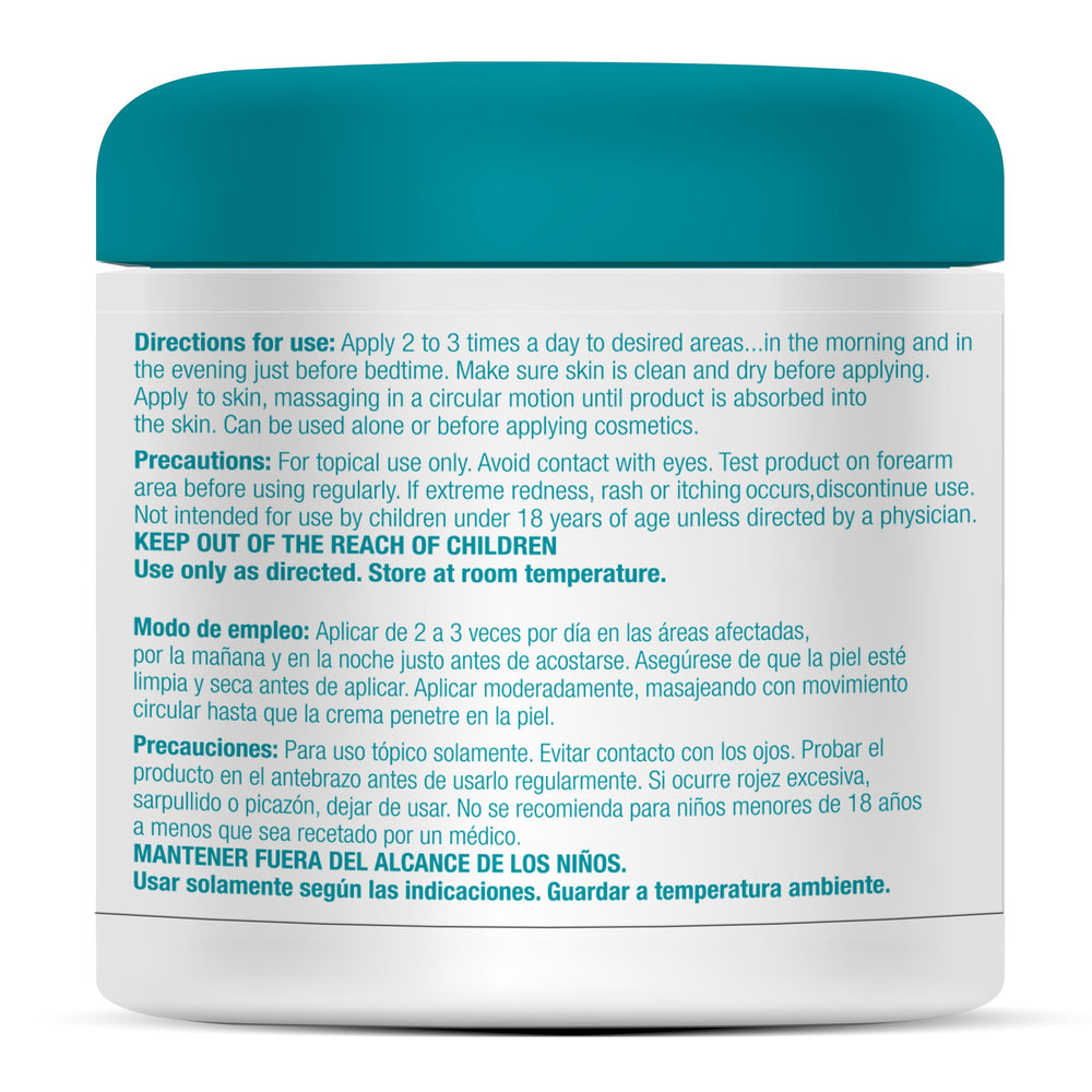 Dermactin Crepe Be Gone applied to arm areas for smoothing crepey skin.