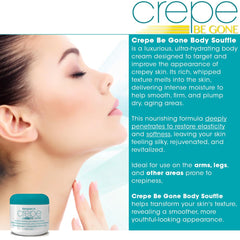 Dermactin Crepe Be Gone on legs for improved hydration and softness
