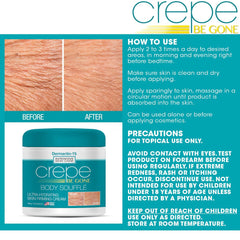 Dermactin Crepe Be Gone for daily use and long-lasting moisture.