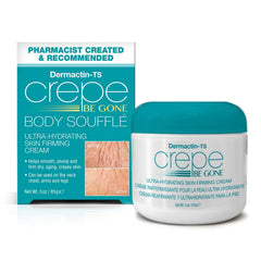 Dermactin Crepe Be Gone rich texture melts into skin for smooth arms and legs