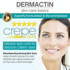 Dermactin Crepe Be Gone delivers soft, smoother skin finish.