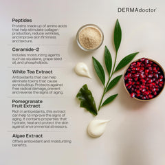 DERMAdoctor face-neck-decollete hydration image demonstrates full-area care.
