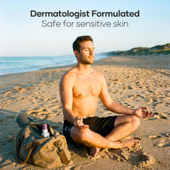 DERMAdoctor Active ingredient logo highlights hypoallergenic formulation.