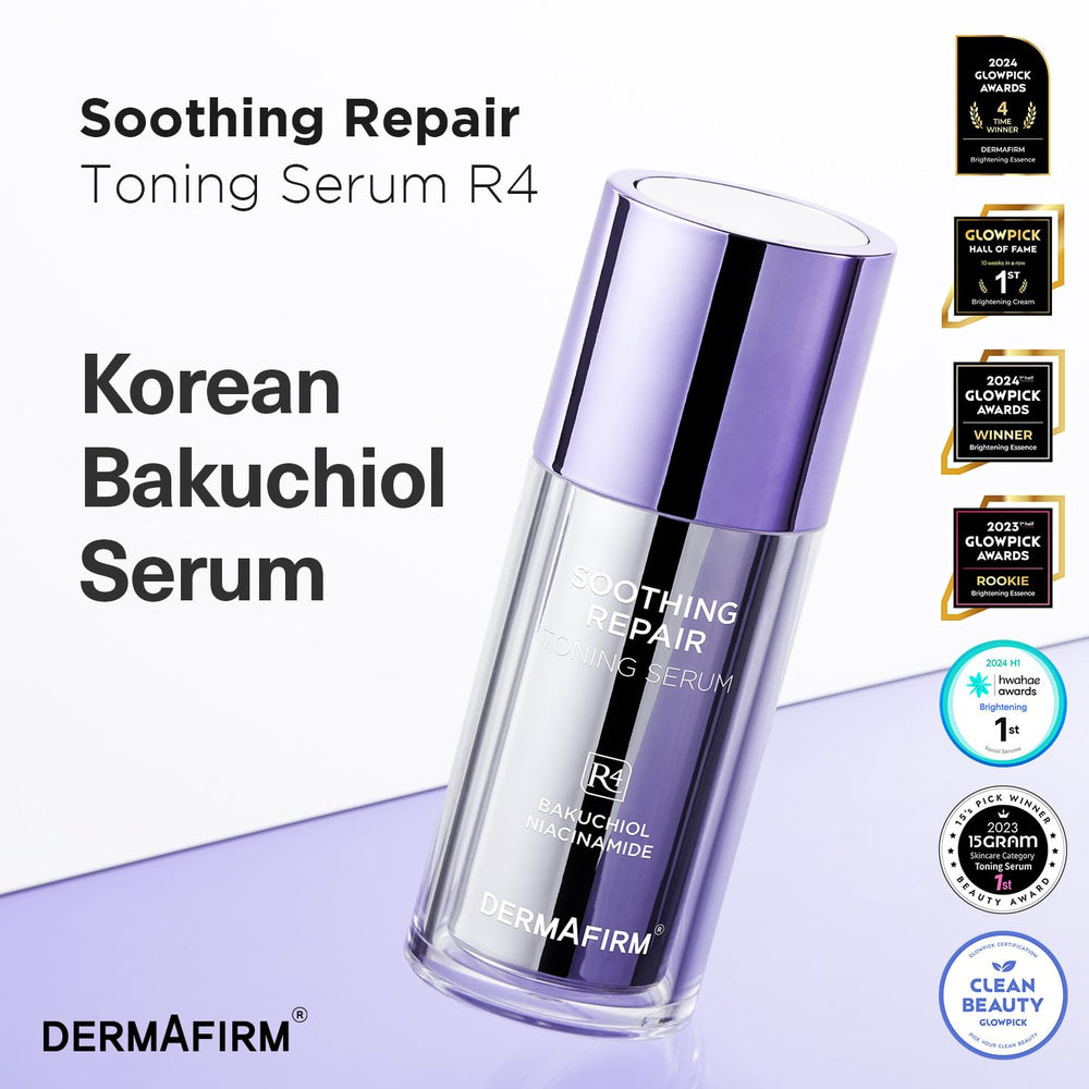 Dermafirm serum-dispensing dropper demonstrates precise, clean application.