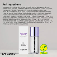 Dermafirm skincare-routine setup implies daily use for sensitive skin.