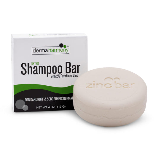 DermaHarmony shampoo bar with tea tree lather for dandruff-friendly cleansing