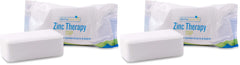 DermaHarmony 2% ZnP bar soap close-up showing rich lather for daily cleansing.