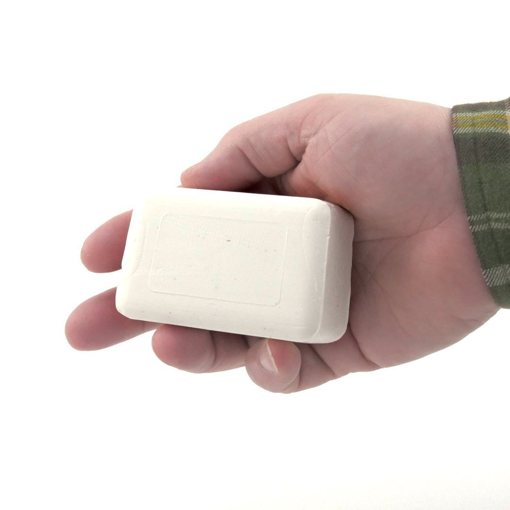 DermaHarmony soap lather in shower showing rich foam for gentle cleansing.