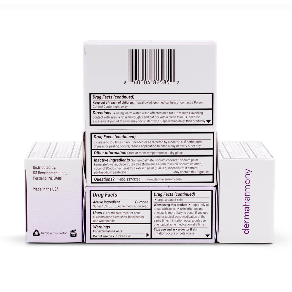 Dermaharmony tea tree oil infusion highlights a skin-friendly, fragrance-free formula