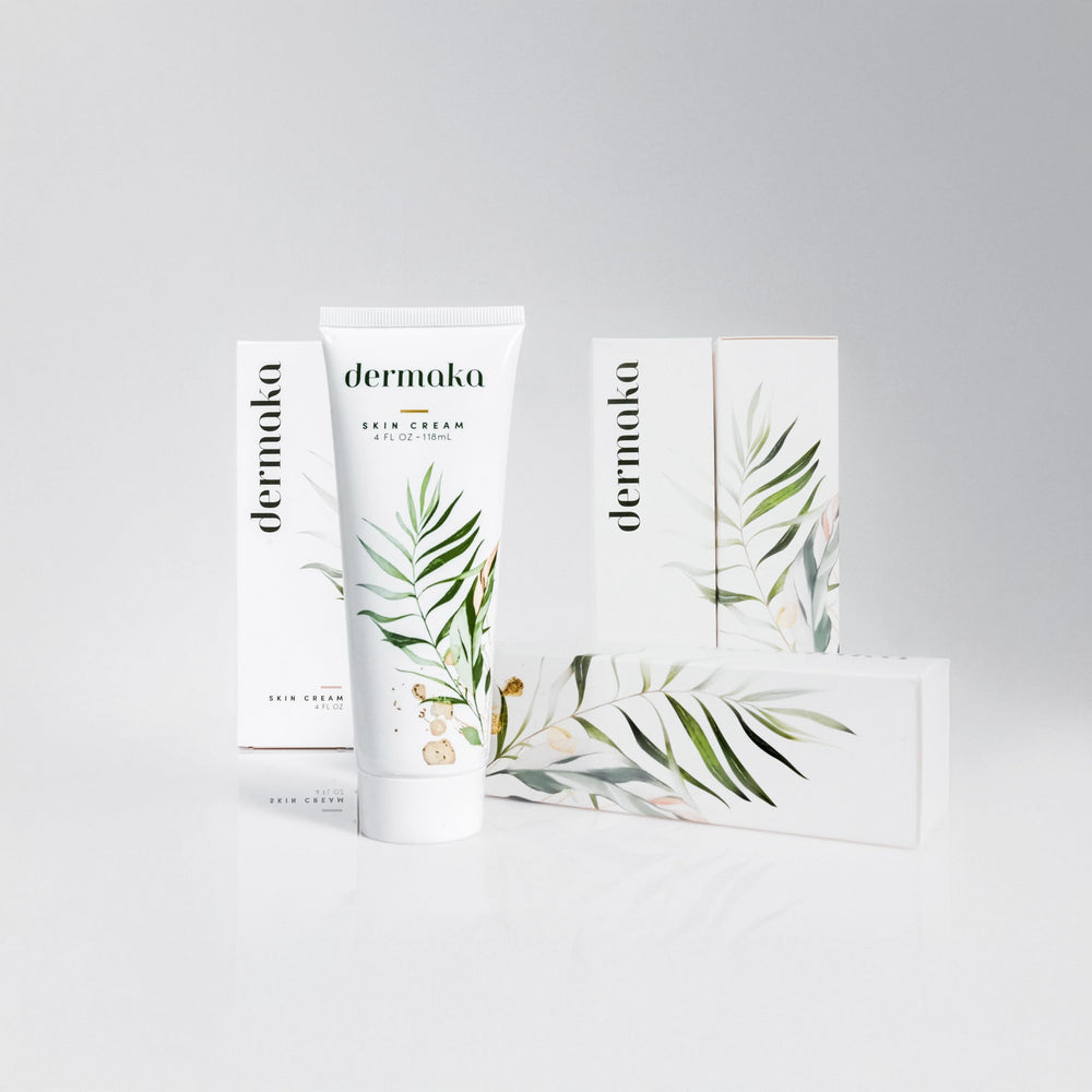 Dermaka Arnica Cream texture swatch demonstrating light, non-greasy feel