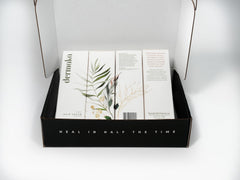 Dermaka cream texture closeup highlights rich, moisturizing formula for sensitive skin.
