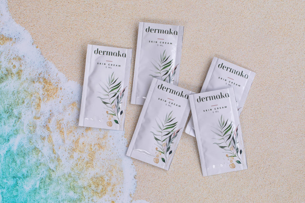 Dermaka olive oil base indicates a lightweight, moisturizing formula
