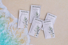 Dermaka olive oil base indicates a lightweight, moisturizing formula