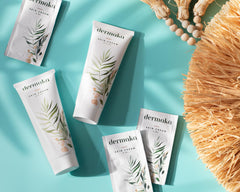 Dermaka travel pack with 25 packets for on-the-go skincare routines